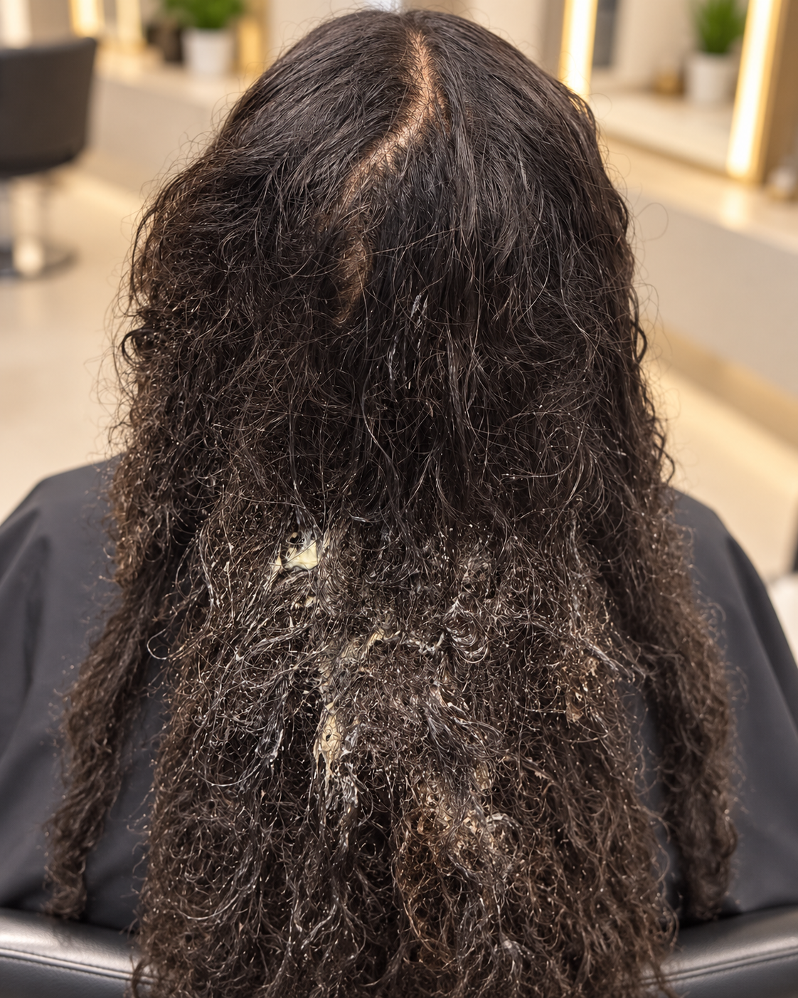 Hair care treatment at Wash Bar